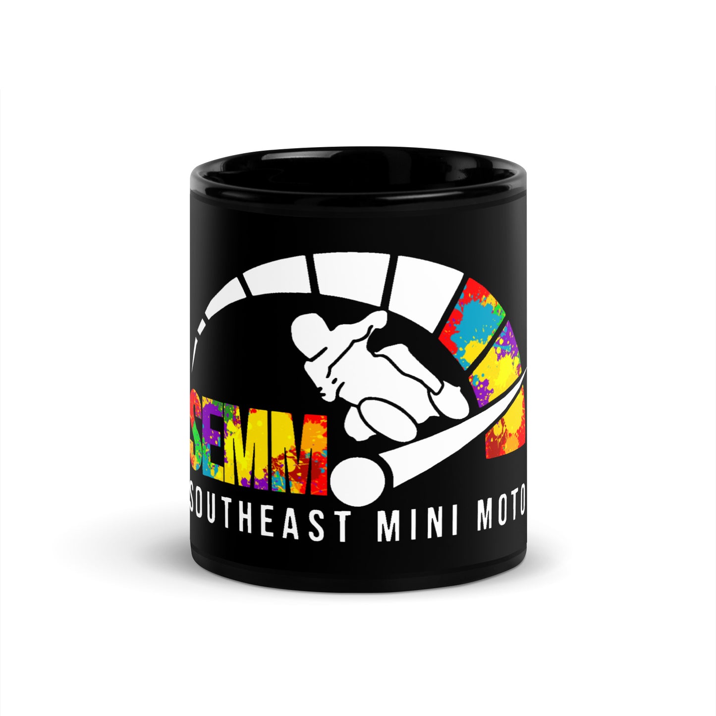 Southeast Mini Moto Splash Black Glossy Mug