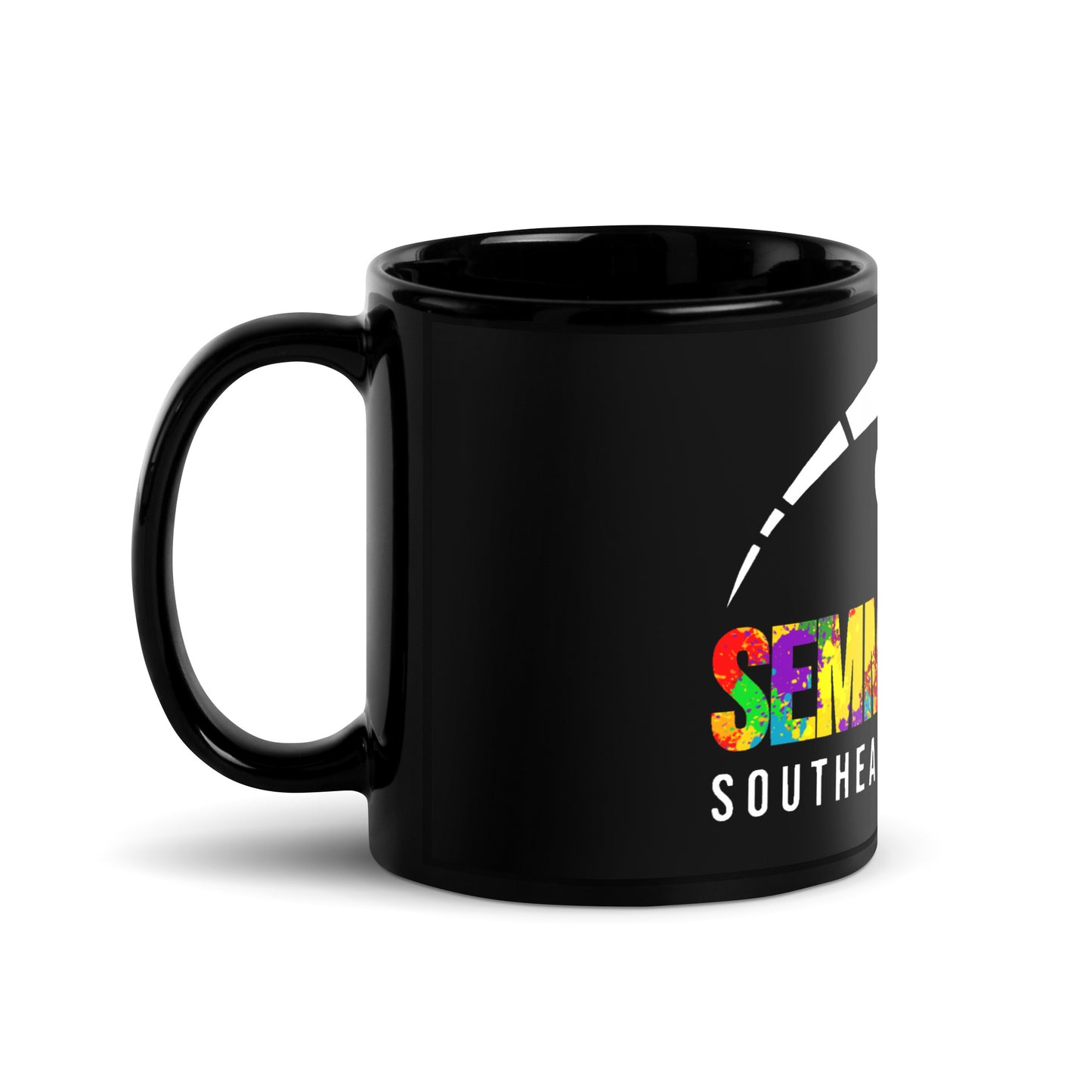 Southeast Mini Moto Splash Black Glossy Mug