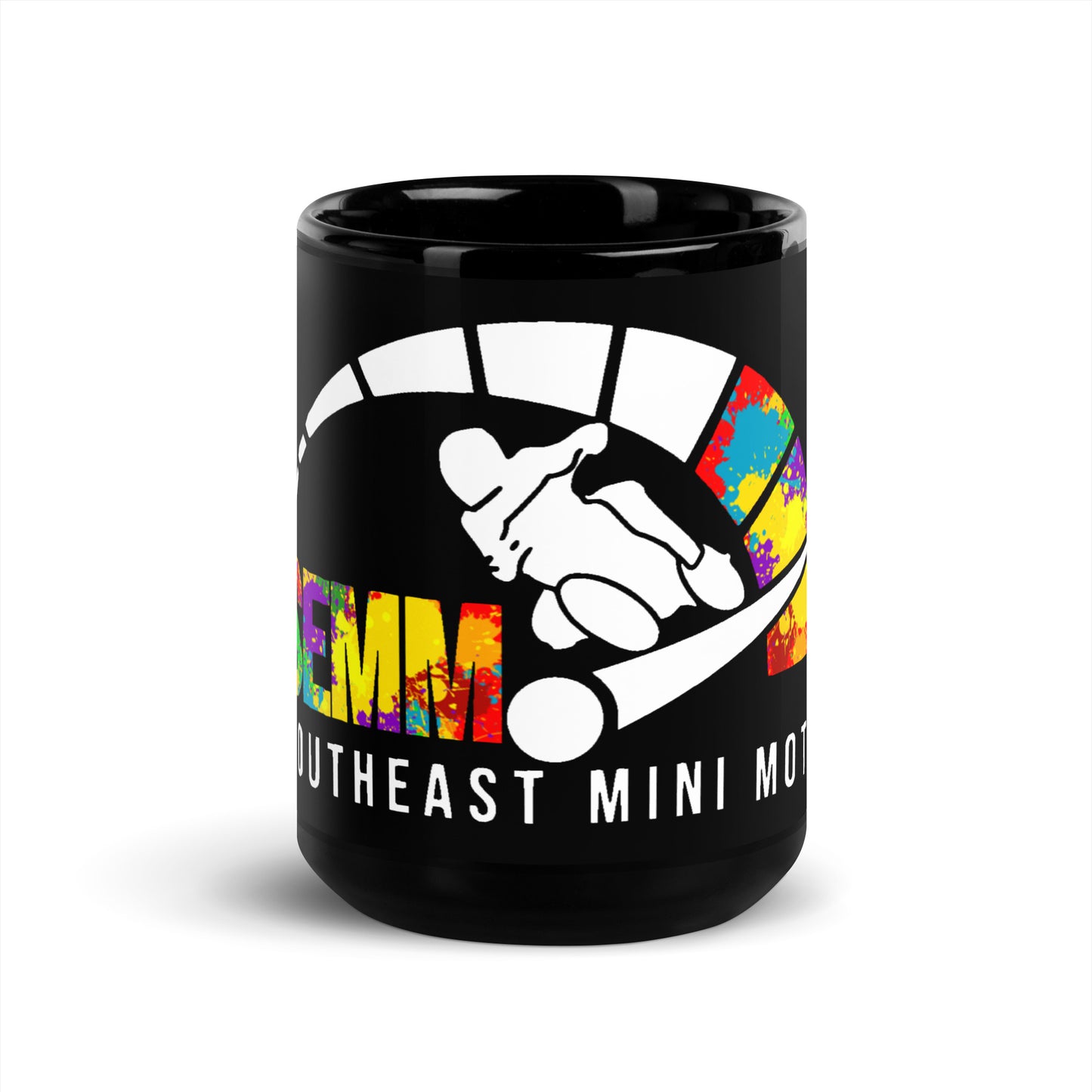 Southeast Mini Moto Splash Black Glossy Mug