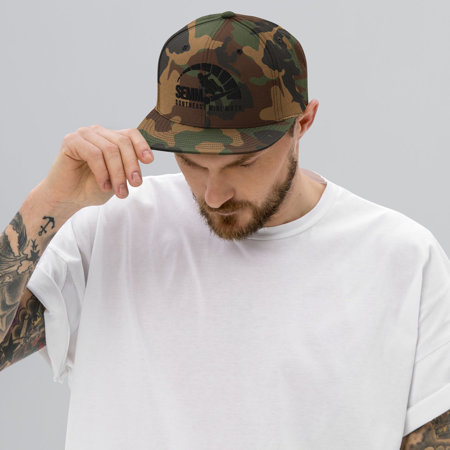 Southeast Mini Moto Blackout Snapback Hat