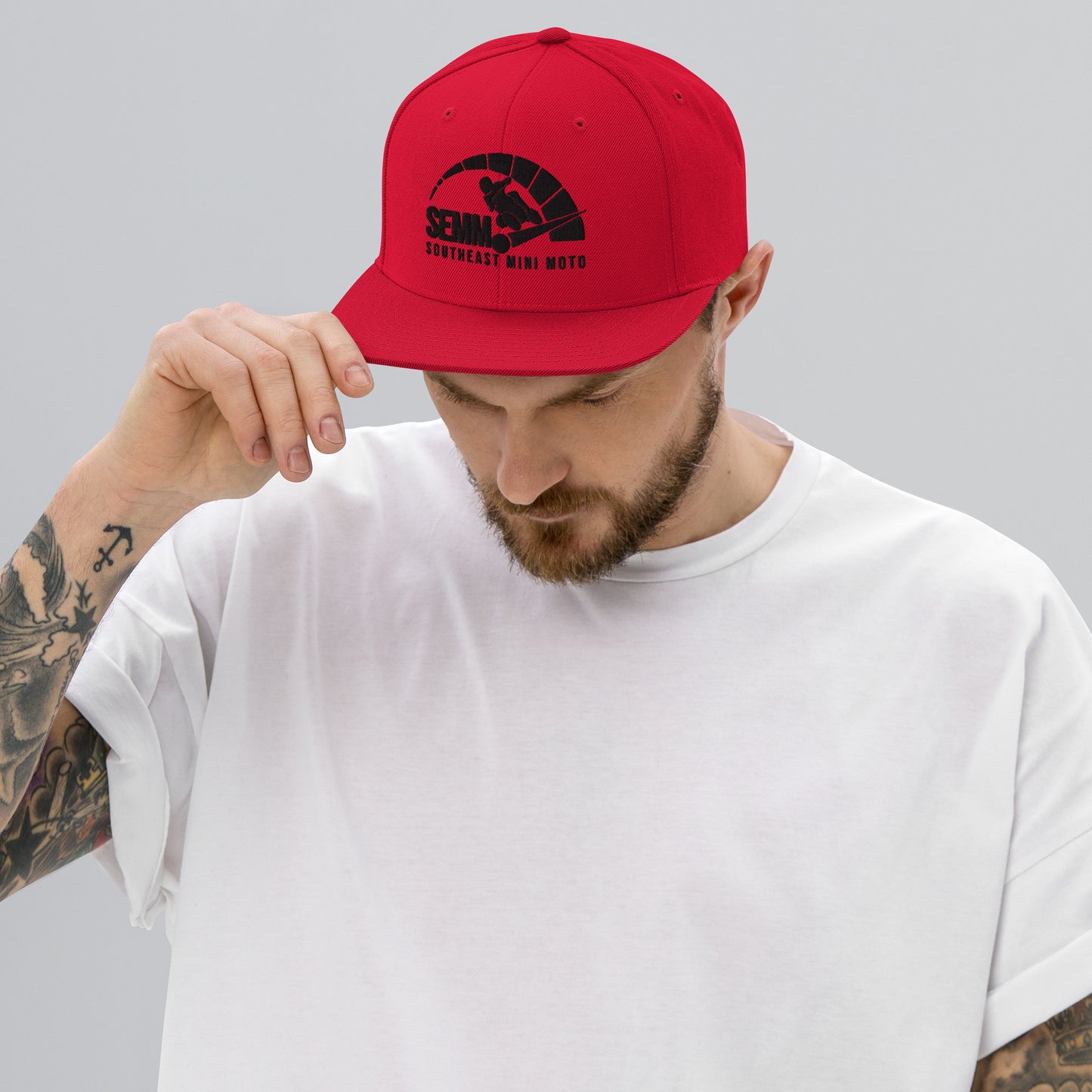 Southeast Mini Moto Blackout Snapback Hat