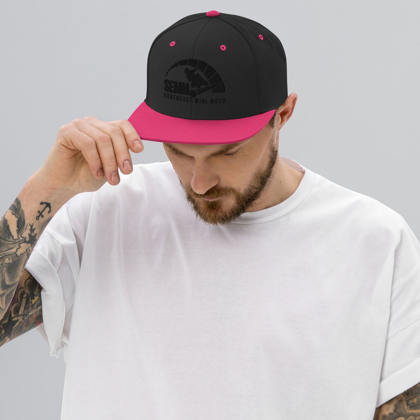 Southeast Mini Moto Blackout Snapback Hat