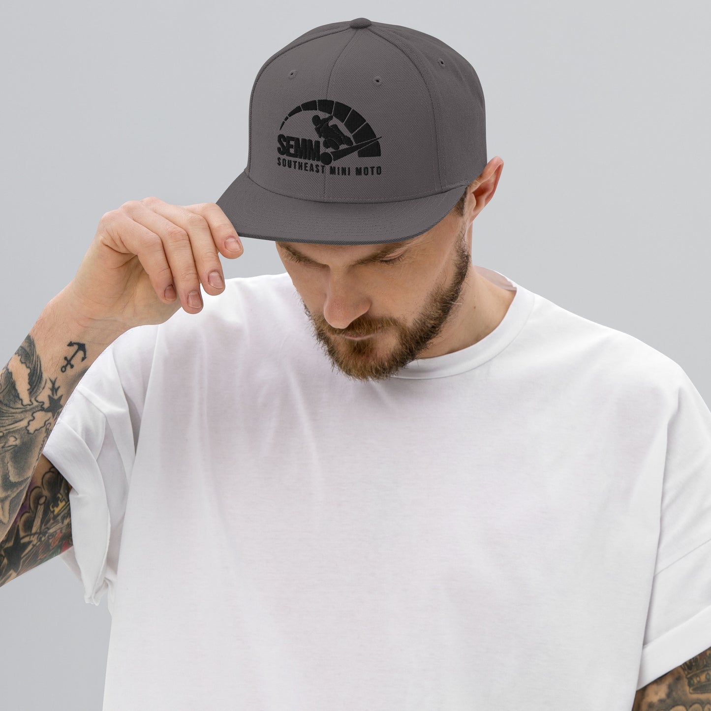 Southeast Mini Moto Blackout Snapback Hat