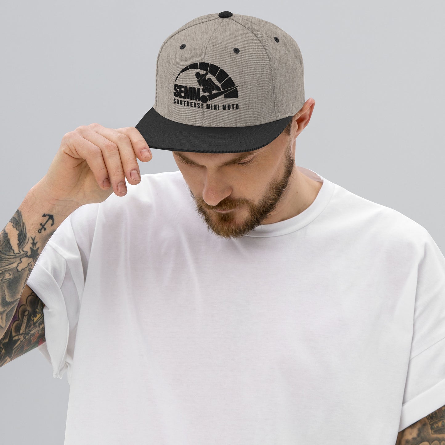 Southeast Mini Moto Blackout Snapback Hat